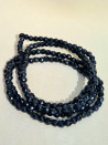 Elastic bracelets made of faceted agates in various colors