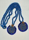 Czech Crystal and Agate Cord Necklace with Miyuki