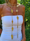 Choker con cadenas colgantes