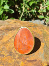 Adjustable jasper stone ring